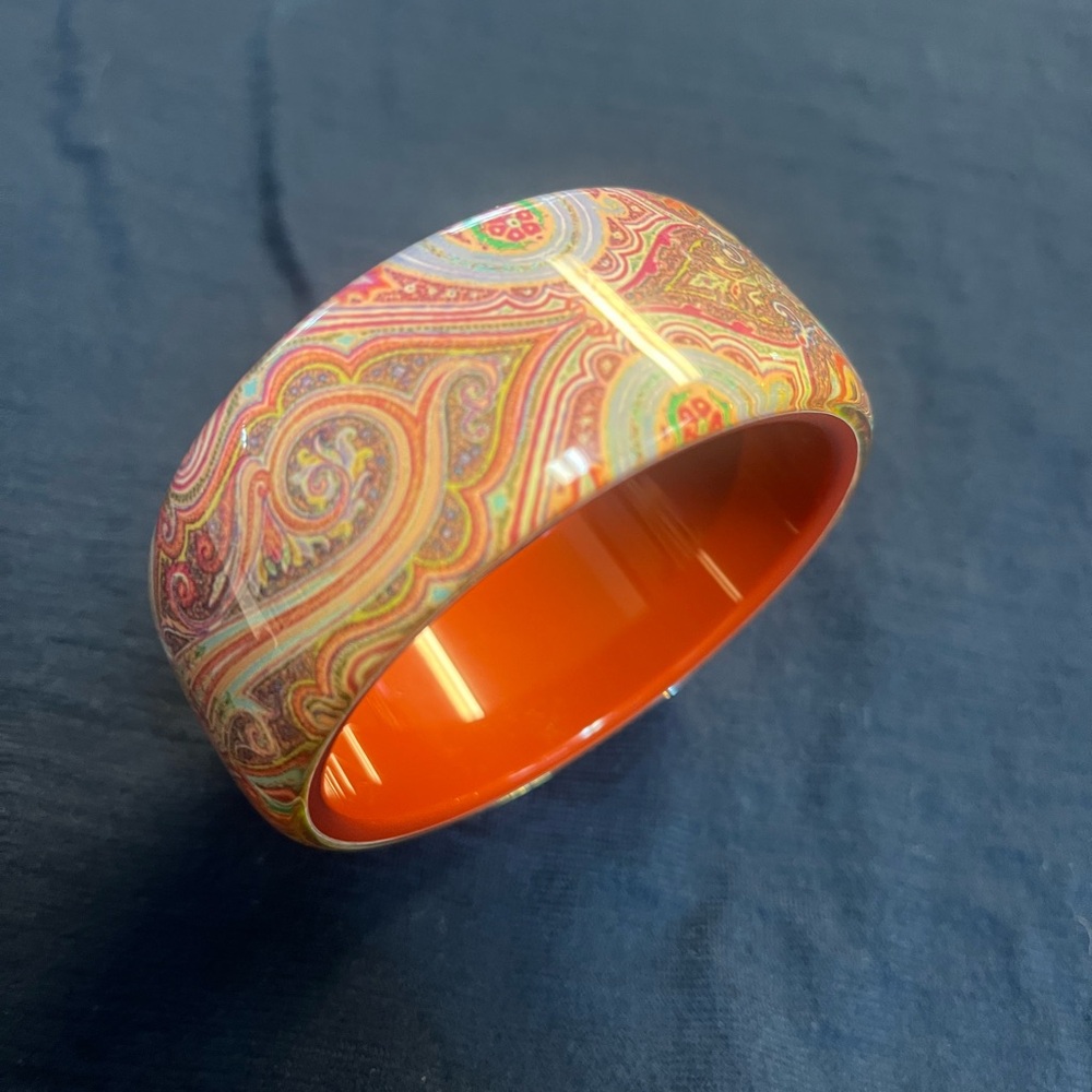 ETRO Colorful Paisley Bangle Bracelet